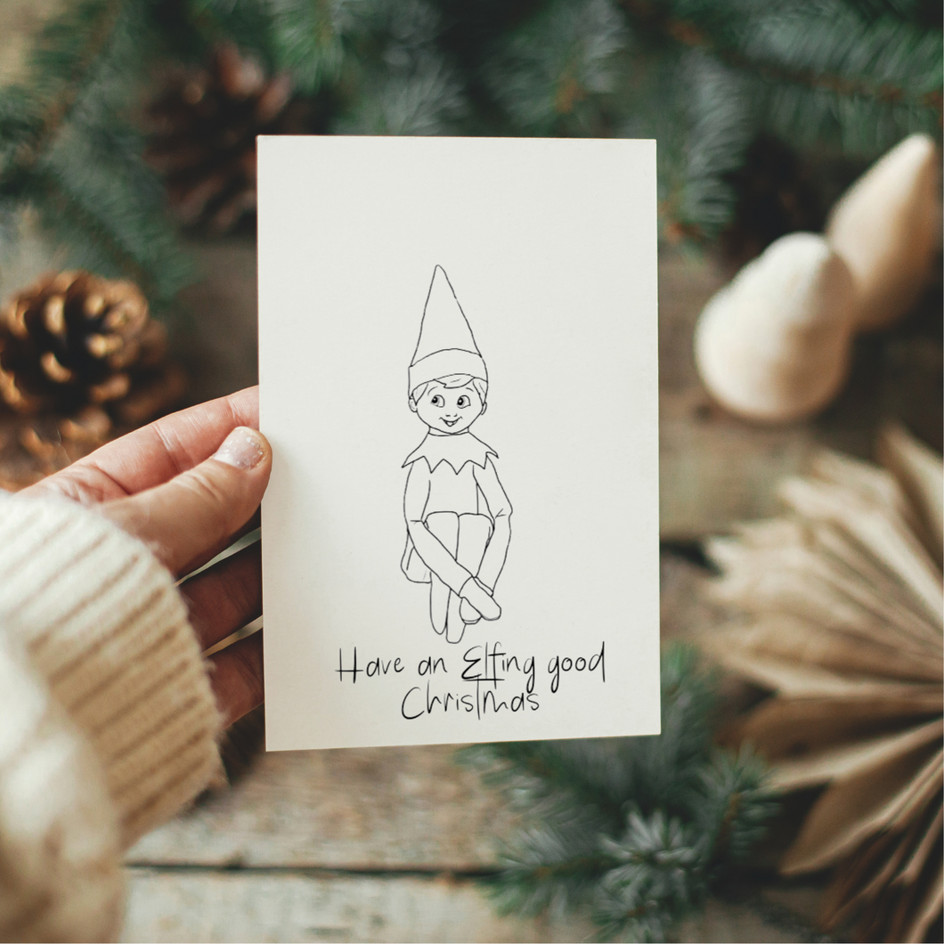 Have an Elfing good Christmas (Pack of 5)
