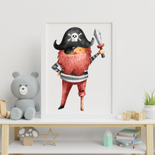 Load image into Gallery viewer, Work like a Captain, play like a Pirate.
