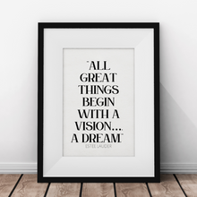 Load image into Gallery viewer, All great things begin with a Vision… A Dream - Estée Lauder
