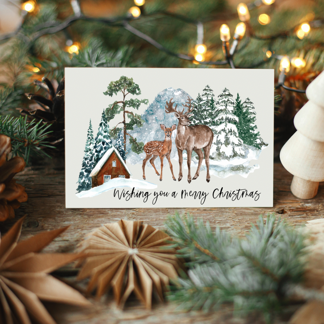 Wishing you a very Merry Christmas (Pack of 5)