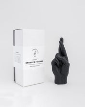 Load image into Gallery viewer, Candle Hand Crossed Fingers (Black)

